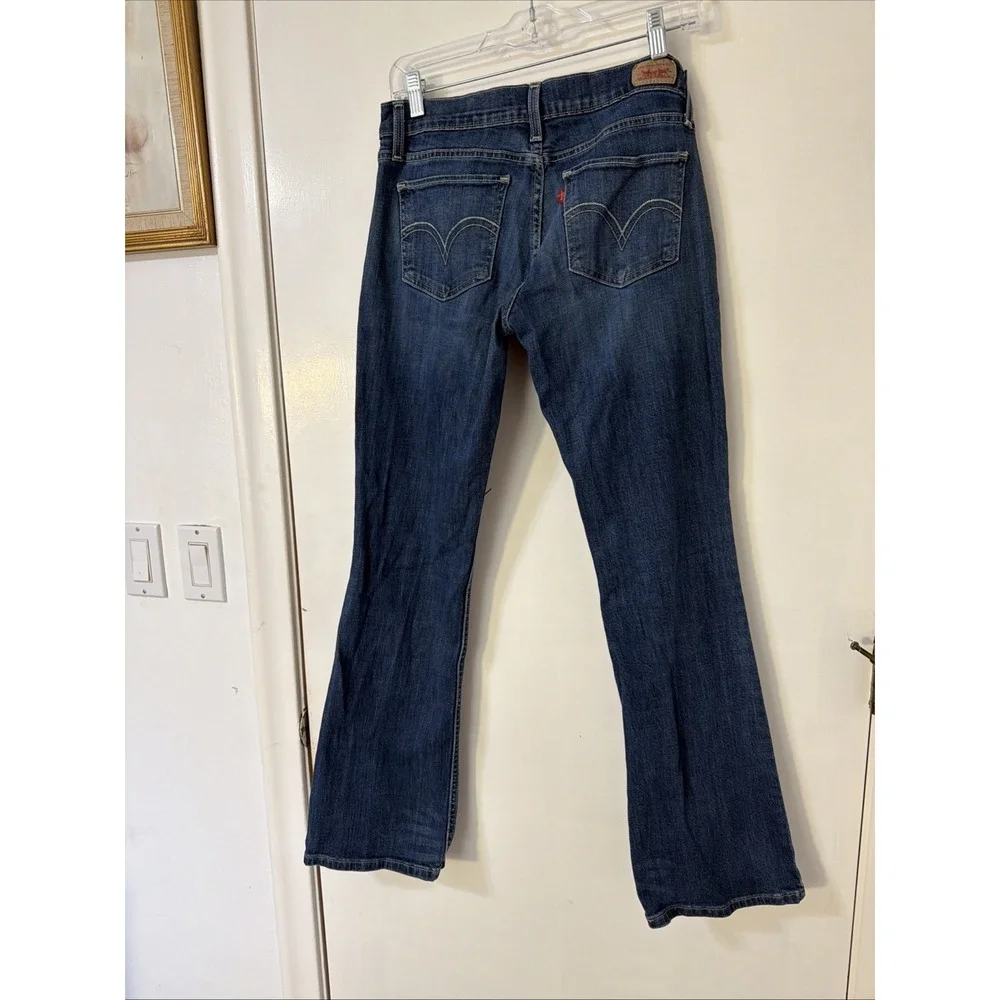 Levi's 524 Too Superlow Womens‎ Bootcut Jeans Blue Size 9M Denim Y2K